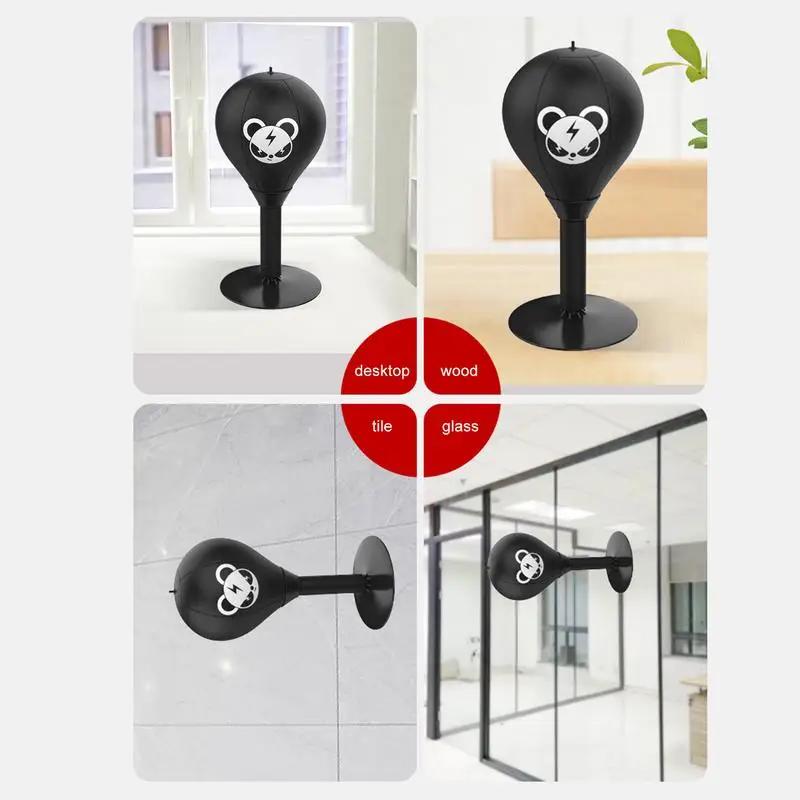 Boxing Bag Boxing Desktop Speed Ball Suction Cup Stress Buster Desktop Boxing Punching Ball Suction Cup Stress Reduction Tool