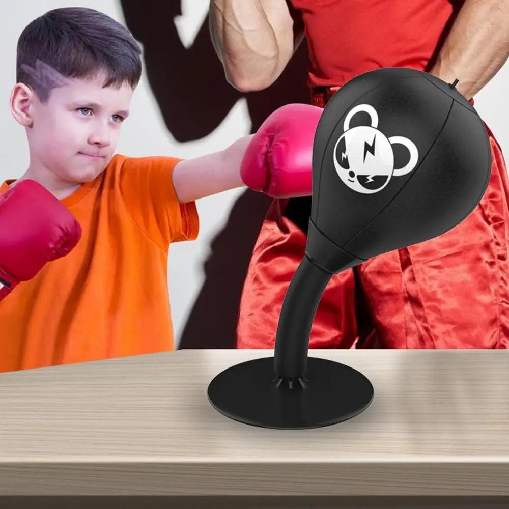 Boxing Bag Boxing Desktop Speed Ball Suction Cup Stress Buster Desktop Boxing Punching Ball Suction Cup Stress Reduction Tool