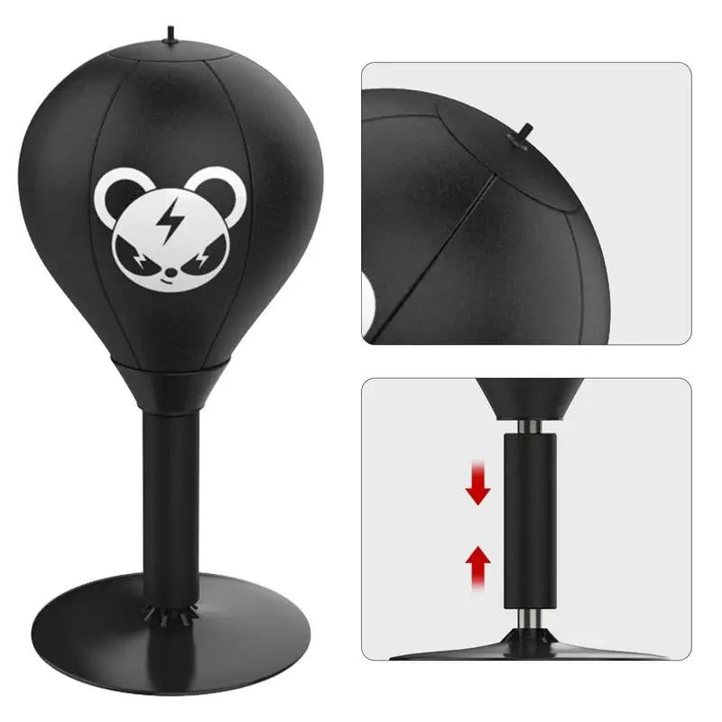 Boxing Bag Boxing Desktop Speed Ball Suction Cup Stress Buster Desktop Boxing Punching Ball Suction Cup Stress Reduction Tool