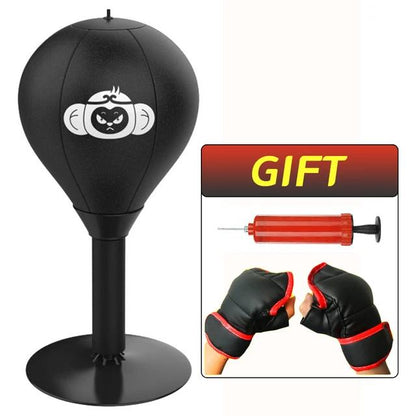 Boxing Bag Boxing Desktop Speed Ball Suction Cup Stress Buster Desktop Boxing Punching Ball Suction Cup Stress Reduction Tool